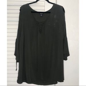 Olive Green Torrid Blouse